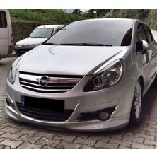 MKG Otomotiv Opel Corsa D Ön Ek Makyajsız Kasa 2006 2007 2008 2009 2010 2011 Mat Siyah Plastik Ön Karlık