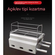 Shanyue Zibo Barbekü Fırını Dumansız Fırın Açık Ev Çin Kömürü Kalınlaşmış Paslanmaz Çelik Barbekü Izgarası (Yurt Dışından)