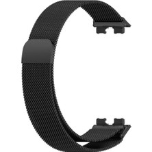 Mi7a Huawei Band 8 Kordon Metal Mıknatıslı Hasır Kayış