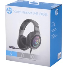 Hp DHE-8008U Kablolu Mikrofonlu LED Oyuncu Kulaklığı