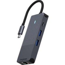 Rapoo UCM-2004 8-In-1 Usb-C Çoklu Adapt HDMI (11412)