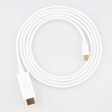 Hubify 1.8m Mini Displayport To HDMI Kablo - 4K Mini Dp To HDMI Görüntü Aktarma Kablosu.