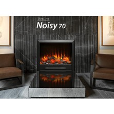 Dorlote Noisy 70 Elektrikli Şömine (Isıtıcılı, Bluetooth)