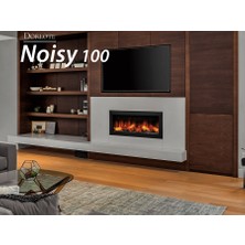 Dorlote Noisy 100 Elektrikli Şömine (Isıtıcılı, Bluetooth)