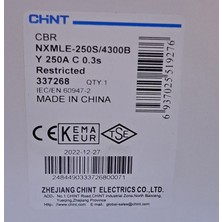 Chint NXMLE-250S/4300BY Bobinli Kompakt Şalter 4p 250A 36KA 337268