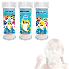 Süsle Bebek ve Parti Baby Shark Köpük Baloncuk - 3 Adet