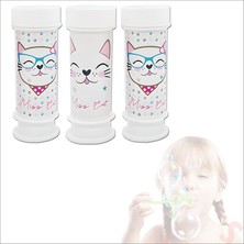 Süsle Bebek ve Parti Miss Cat Köpük Baloncuk - 3 Adet