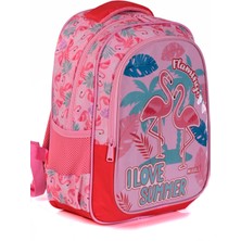 Muggle 7211 Flamingo Okul Sırt Çantası 3'lü Set