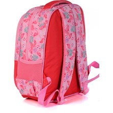 Muggle 7211 Flamingo Okul Sırt Çantası 3'lü Set