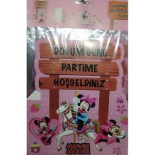 Düvenci Ticaret Çıtıpıtıstore Minnie Mouse Ayaklı Dekoratif Ayaklı Set