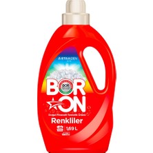 Boron Sıvı Temizlik Ürünü 1,69 Lt Renkliler 3 Adet + Jel Bulaşık Makinesi 820 ml