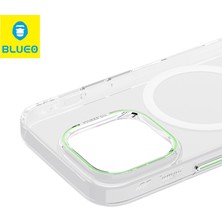 Blueo B49 Ultra Clear Anti-Drop Magsafe Kılıf iPhone 14 Pro Yeşil