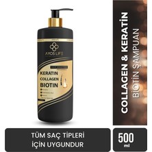 Ayos Life Keratin Kolajen Bioten Şampuan 500 ml