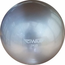 Ciwaa CWA-939  Pilates Ağırlık Topu Pilates Toning Ball Denge ve Ağırlık Topu 3 kg