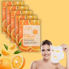 Xolo 5 Adet Turuncu Vitamin C ve Çin Mantarı Gözenek Onarıcı Yüz Maskesi XLM205+A23