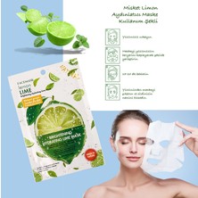 Xolo 10 Adet Lime Limon Hydrating Yüz Maskesi Lime Mask Aydınlatıcı Dengeleyici XLM380