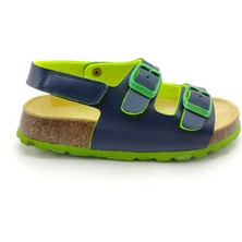 Superfit Ortopedik Çocuk Sandalet F 600124-8100 - Lacivert Yeşil