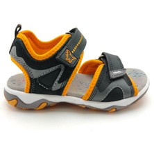 Superfit Spor Ortopedik Çocuk Sandalet P 0583 SİYAH TURUNCU