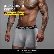 Anthony Jackson Likralı 6'lı Kutu Premium Erkek Boxer Massımo