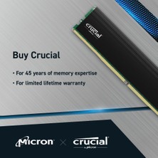 Crucial Pro 64GB Kit (2X32GB) Ddr4 3200 Udımm CL22 CP2K32G4DFRA32A Masaüstü Pc Ram Bellek