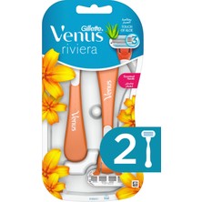 Gillette Venus Riviera Kullan At Kadın Tıraş Bıçağı 10'lu Set