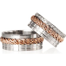 Gümüşcüm Dora Rose Örgü Modeli Bay Gümüş Alyans