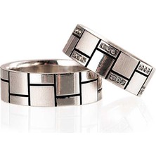 Gümüşcüm Eftelya Gümüş Alyans Modeli Bay Nişan Yüzüğü