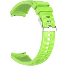 Voyo Samsung Galaxy Watch 6 44MM ve 40MM Saat Kordon Kayış Silikon Çizgi Desen Güzel Strap