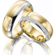 Gümüşcüm Tamtur Bombeli Bay Gümüş Alyans