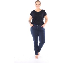 Bellisimo Jeans 305 Boru Paça Yüksek Bel 40-52