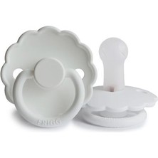 Frıgg Daisy Silikon Emzik - Bright White 6-18 Ay
