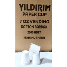 Yıldırım Paper Cup 7 Oz  Baskısız  Karton Bardak 2500 Adet