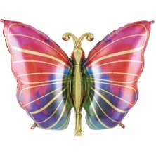 Kidspartim Kelebek Folyo Balon Renkli