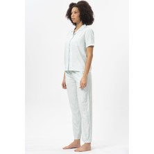 United Colors of Benetton W20413 Düğmeli Kadın Pijama Üstü