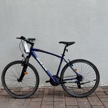 Bisan Trx 8100 21 Vites V Trekking Bisiklet Lacivert - Yeşil/beyaz 52CM