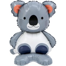 Kidspartim Ayaklı Rakun Folyo Balon 41X30 cm