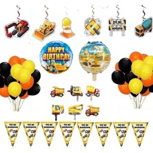 Düvenci Ticaret Inşaat Temalı Lüks Balon Set