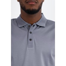 Nehir By Faruk Ülker Polo Yaka Çıt Çıtlı Merserize Süperfine Cotton Erkek T-Shirt