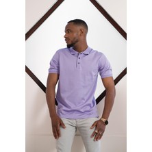 Nehir By Faruk Ülker Polo Yaka Çıt Çıtlı Merserize Süperfine Cotton Erkek T-Shirt