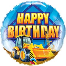 Kidspartim Kepçe Happy Birthday Folyo Balon 40 cm