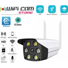 Wificam Plus Icsee Xmeye Uyumlu 1080P Wifi Akıllı Kamera LED Aydınlatma Hareket Algılama  Ses Sd Karta Kayıt ve Canlı Izleme