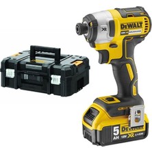 Dewalt DCF887NT Darbeli Tornavida +2 x 5 Ah Akü +1 x Dolum Cihazı