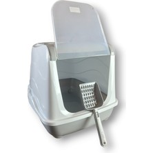 Mio Filtreli Kapalı Kedi Tuvaleti Kürek Hediyeli