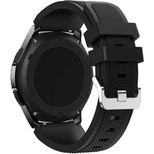 Voyo Samsung Galaxy Watch 6 Classic 47MM ve 43MM Saat Kordon Kayış Silikon Çizgi Desen Güzel Strap