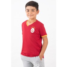 GS Store Galatasaray Çocuk Lisanslı Armalı Kırmızı Tshirt C12005