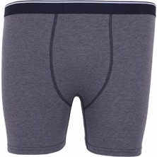 Moc Grande Mocgrande Erkek Büyük Beden Likralı Uzun Paça Boxer 11906 Antrasıt