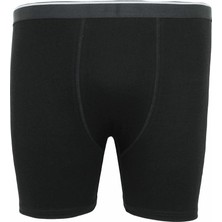 Moc Grande Mocgrande Erkek Büyük Beden Likralı Uzun Paça Boxer 11906 Sıyah