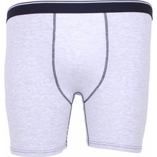 Moc Grande Mocgrande Erkek Büyük Beden Likralı Uzun Paça Boxer 11906 Grı