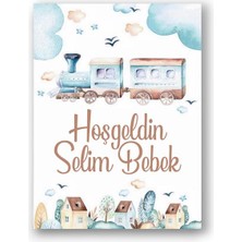 Bebeloya Bebek Odası Tablosu Erkek Bebek Tablo İsme Özel Tablo