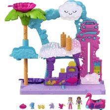 Alithestereo Polly Pocket Flamingo Araba Su Eğlencesi Seti HHJ05-HJL60 (Lisinya) Alithestereo